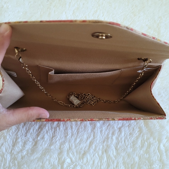 ✨️HP✨️ Alessia Daisy🌼 Cork Fabric Clutch/Shoulder Bag - NWT - Picture 3 of 16